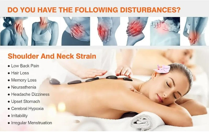 Portable Bianstone Hot Stones Massage Set with Heater Kit - 16 pcs_2